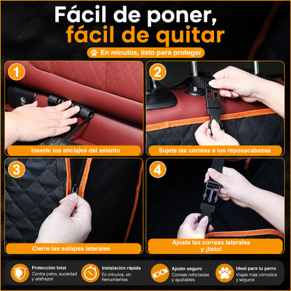 Protector para Asientos de Coche para Perros