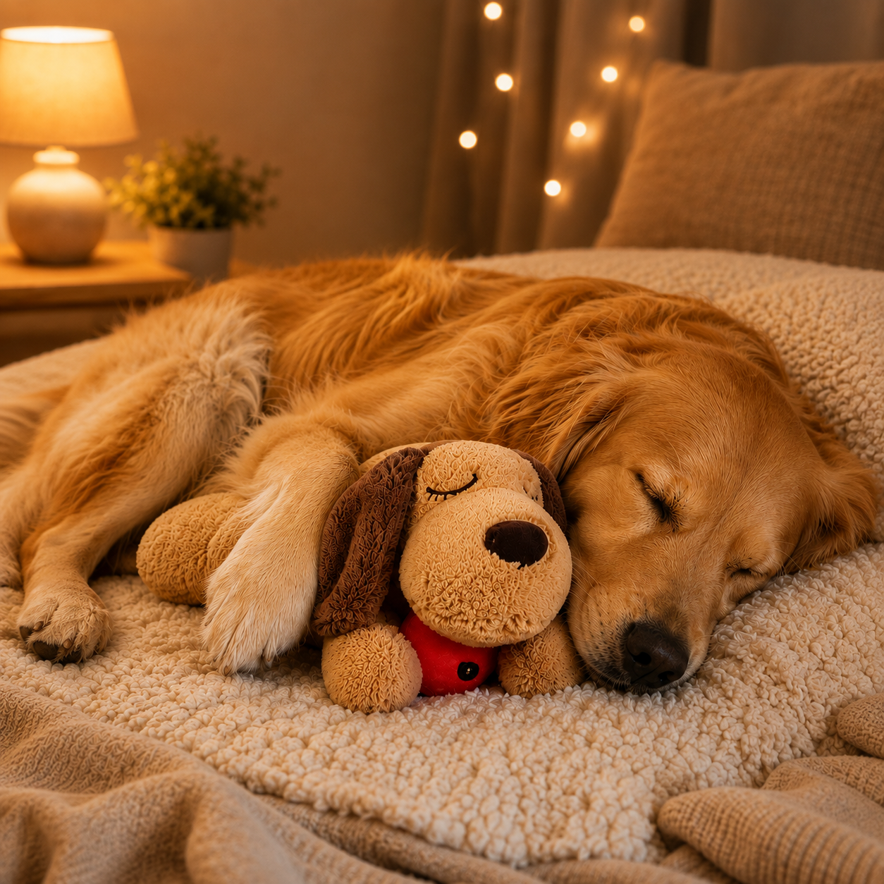 Peluche Calmante para Perros con Latido de Corazón