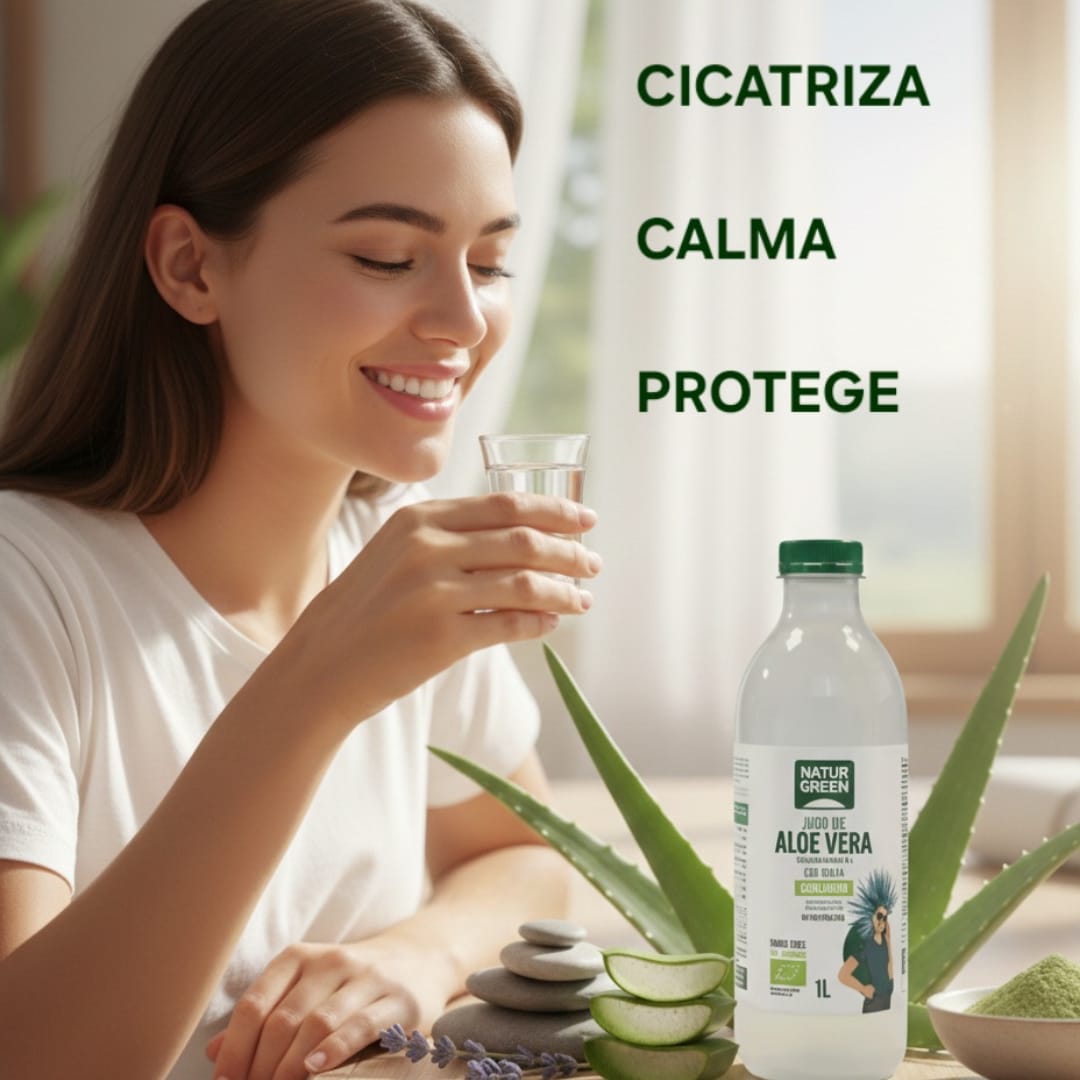 Jugo de Aloe Vera BIO + Guía ´Protocolo Poderoso´